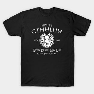 House Cthulhu (White) T-Shirt